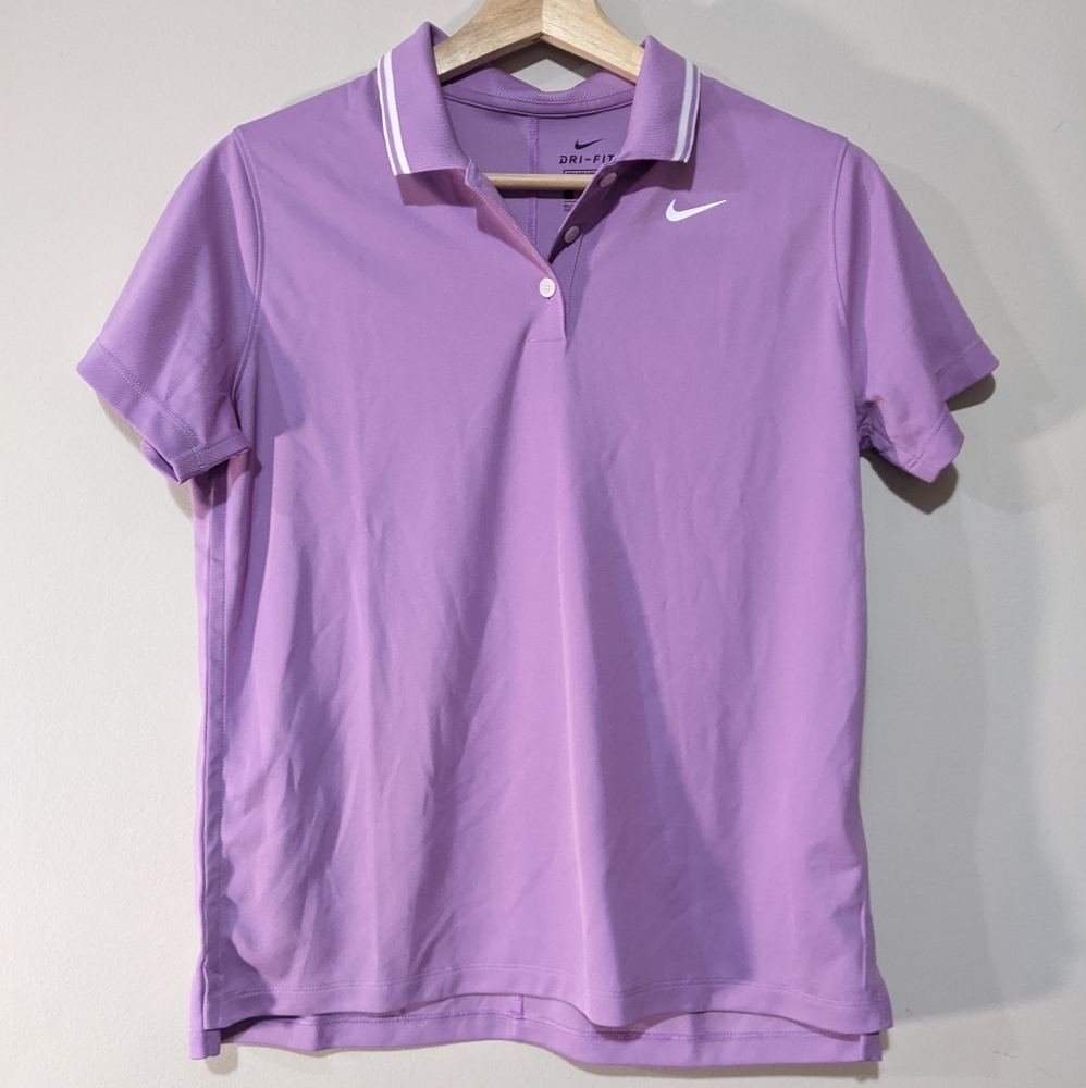 Nike Dri-Fit Women's Golf Shirt Purple